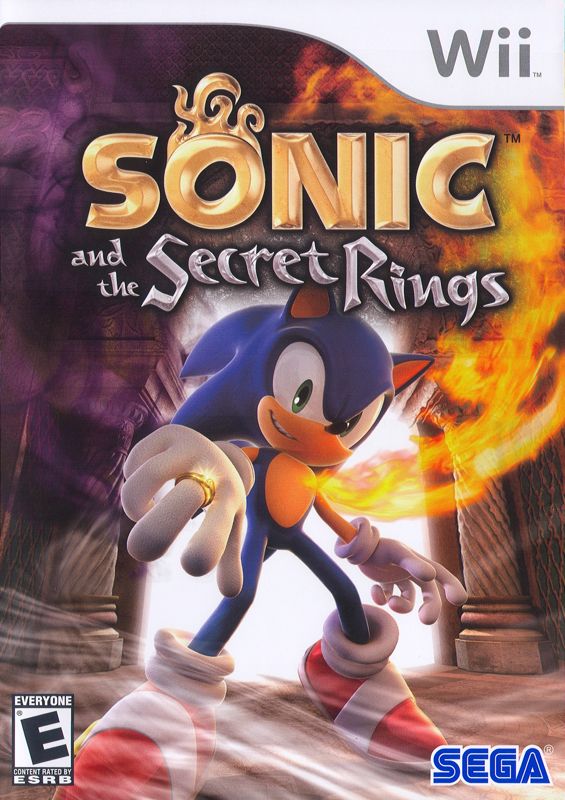 Sonic and the Secret Rings box art for Wii